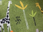 Mat, Vloermat, Vloerkleed, Tapijt, Kind - Kinderkamer Giraf - Wasbaar - Antislip - 85 x 60 cm