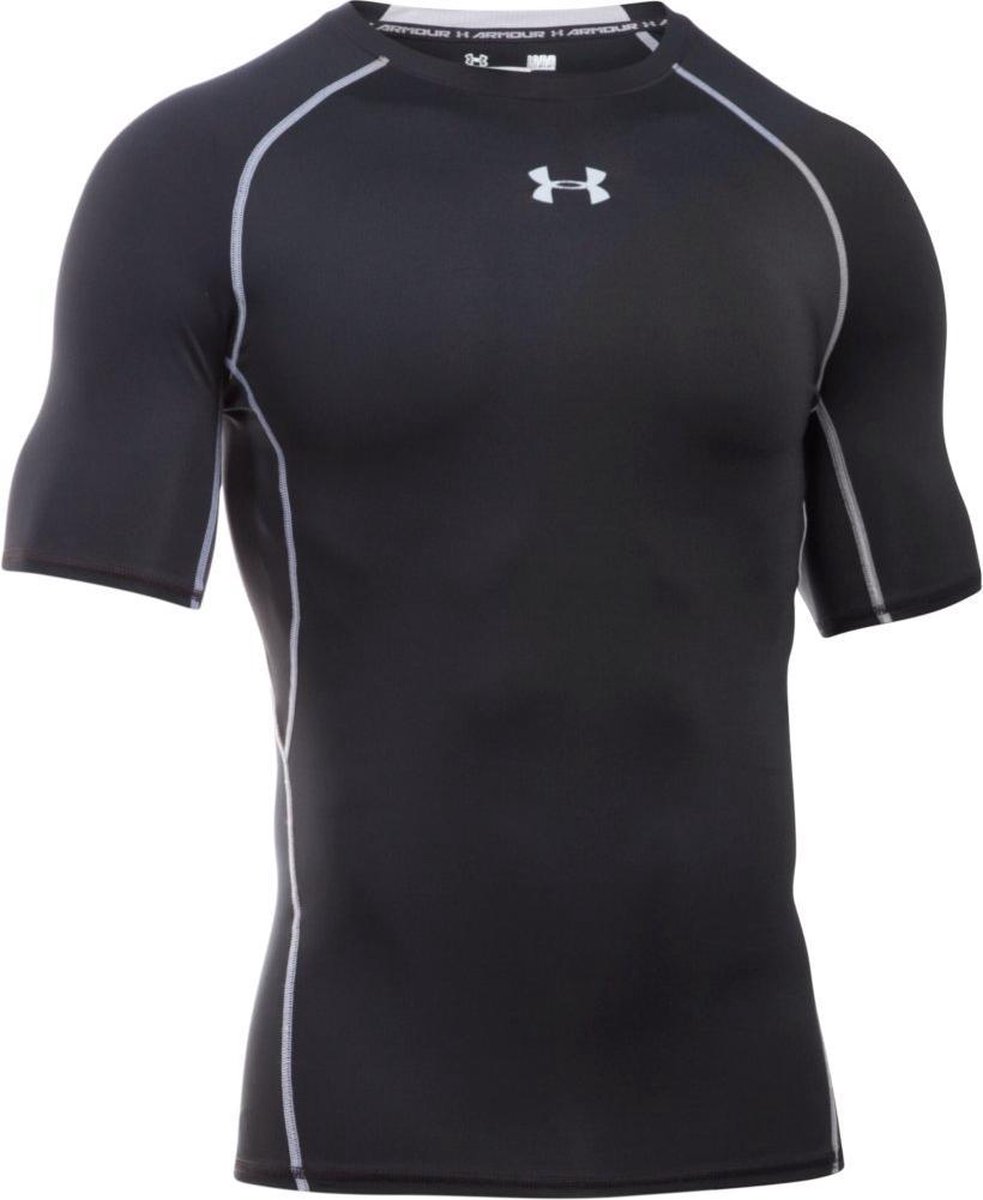 Under Armour HG Armour S/S Fitness Shirt Heren Maat XS