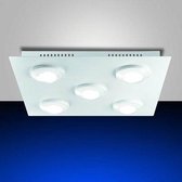 SWAN Plafondlamp LED 5x8W/3500lm Vierkant Wit