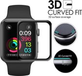 KELERINO. Full Cover 3D Tempered Glass geschikt voor Apple Watch - 42 mm