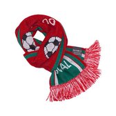 Jongens sjaal voetbal rood