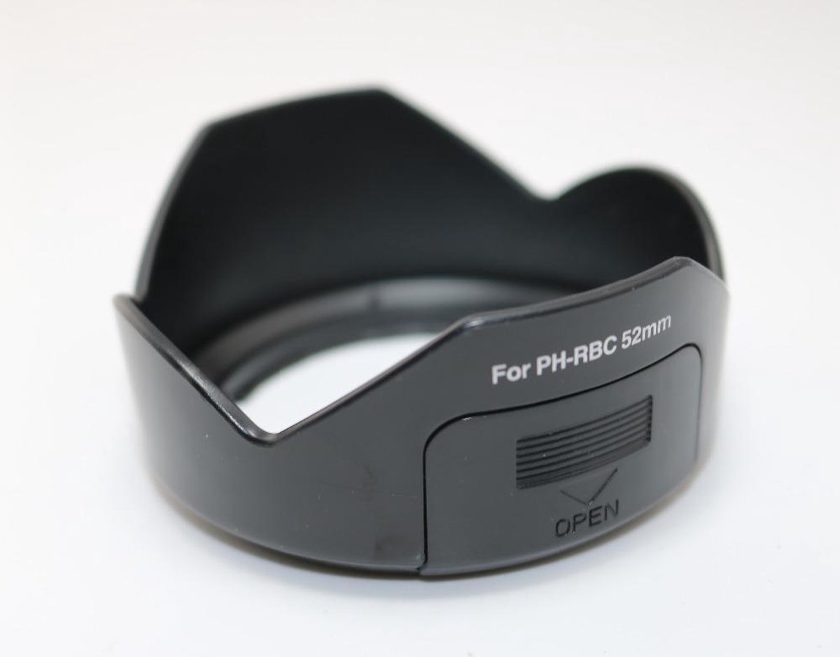 Zonnekap PH-RBC voor Pentax 18-135 mm met 52mm filtermaat