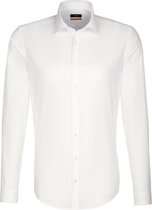 Seidensticker overhemd slim off white, maat 36