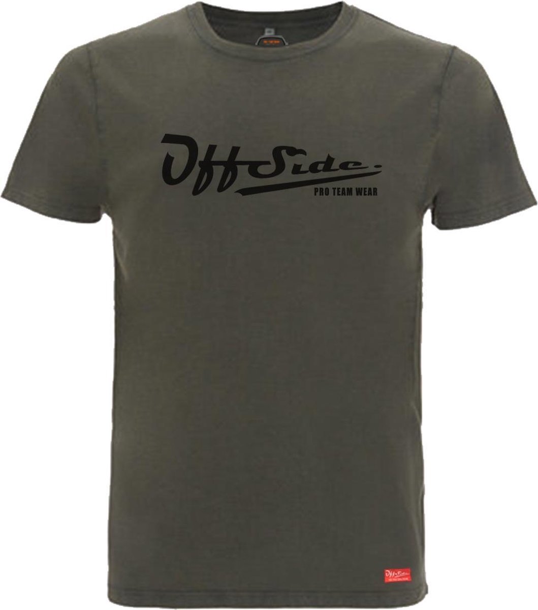 The Stone .. T-Shirt Regular fit Army Stone Black - Maat XS - Off Side - incl. Gratis rugzak
