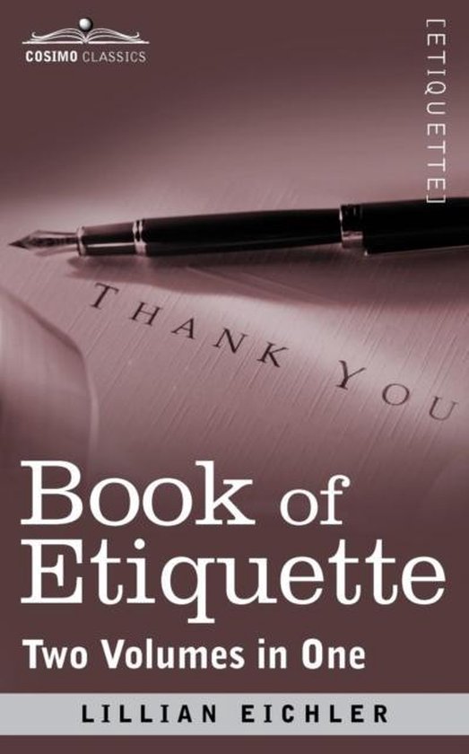 Book of Etiquette (Two Volumes in One) - cover