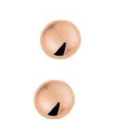 La collection de bijoux Clous d'oreilles demi-sphère - Or rose