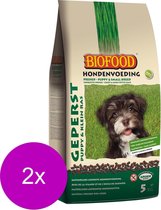 Biofood Geperst Puppy & Kleine Rassen - Hondenvoer - 2 x 5 kg