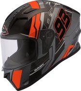 SMK Stellar Swank Helm Oranje Grijs