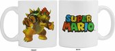 NINTENDO - Super Mario Bowser Matte Foil Decal Coffee Mug x1