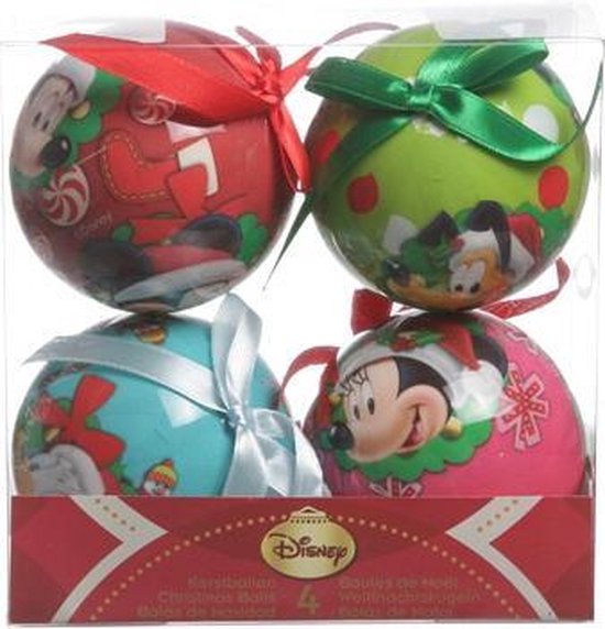 Disney kerstballen setje 4 stuks