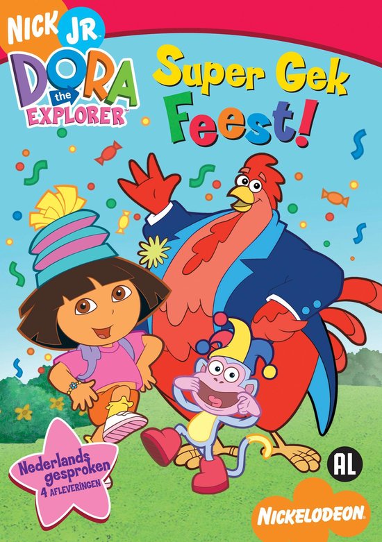 Cover van de film 'Dora The Explorer - Super Gek Feest'