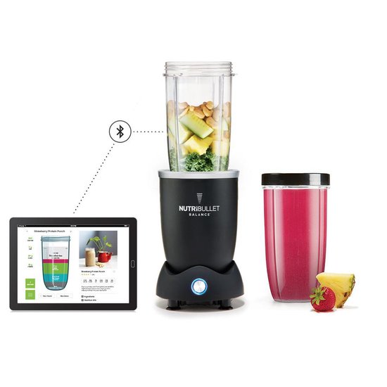 NutriBullet Balance Blender 9delig 1200 Watt Bluetooth Zwart Bestel nu!