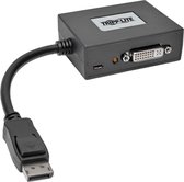 Tripp Lite B156-002-DVI-V2 video kabel adapter DisplayPort 2 x DVI Zwart