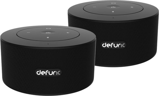 Defunc Draadloze DUO | Bluetooth Geluidsbox | Portable | 360 graden Surround Sound | bol.com