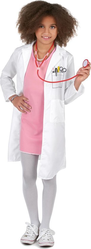 beneden krater Mok LUCIDA - Dokter kostuum voor meisjes - S 110/122 (4-6 jaar) | bol.com