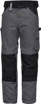 WorkZone 323-765 Zip-Off Broek Grijs-Zone maat 58