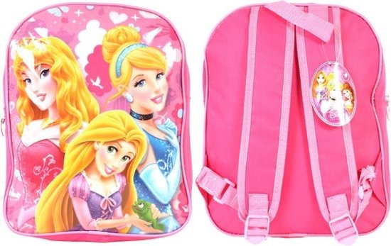 Disney Princess rugtas - Prinsessen rugzak - roze | bol.com