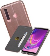 Slim Folio Case - Book Case Telefoonhoesje - Folio Flip Hoesje - Geschikt voor Samsung Galaxy A9 2018 - Roze