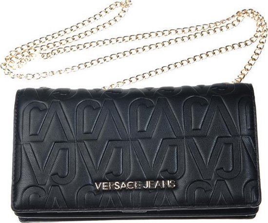 Versace Jeans - Linea H Dis. 3 - wallet on a chain - dames portemonnee -  black | bol.com