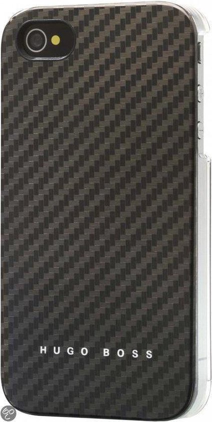 Hugo Boss case cover iPhone 5 'Carbon' - zwart | bol