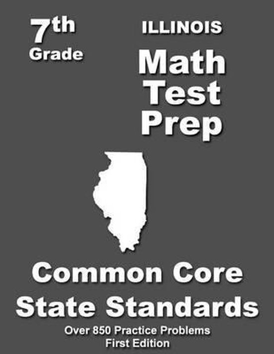 Illinois 7th Grade Math Test Prep - cover