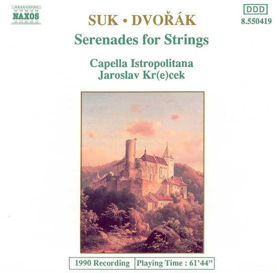 Suk, Dvorák Serenades for Strings, Antonin Dvorak CD (album