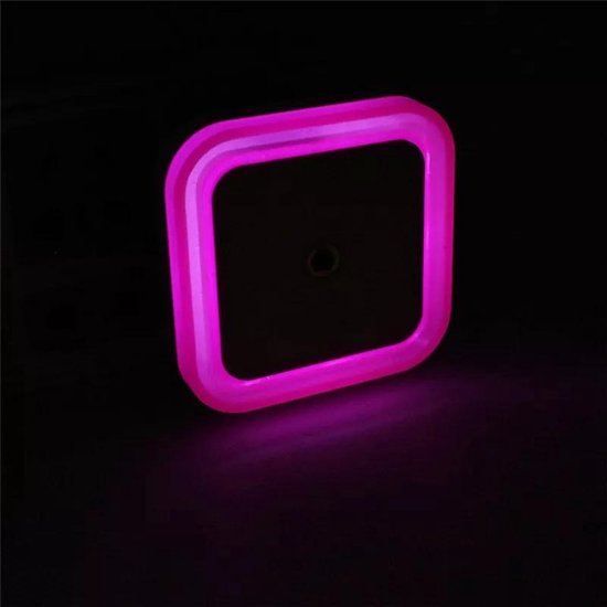 Artiest verdacht Toepassing Roze nachtlampje - stekkerlampje - Stopcontact lamp - Kind - Met dag/nacht  sensor | bol.com