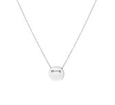 The Fashion Jewelry Collection Ketting Rond 1,0 mm 42 + 3 cm - Staal