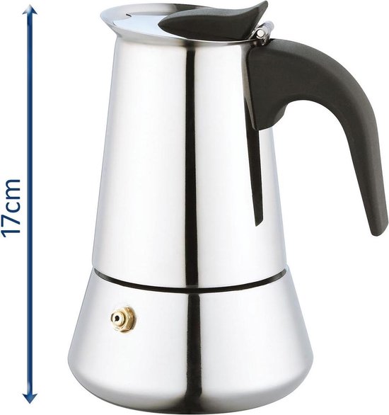 Faculteit Behoren Doordeweekse dagen Koffiezetapparaat - Italiaanse Espresso Maker - 200ml - 4 kops - Moka  Express... | bol.com