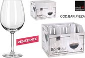 Bol.com Royal Leerdam 6 Rode wijnglazen "Spirit" 58 cl aanbieding