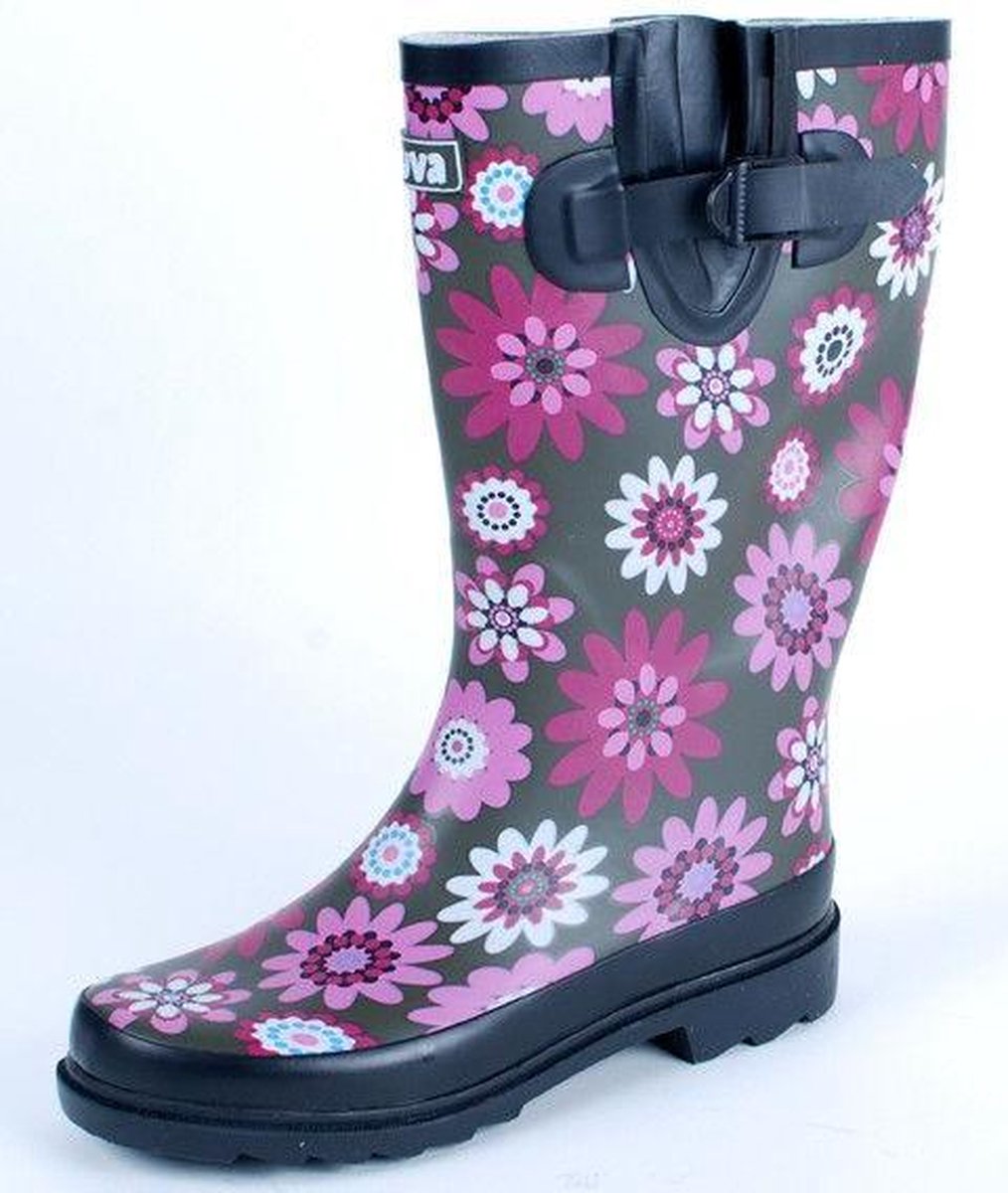 | Gevavi Boots Jade dameslaars rubber rozebruin | Gevavi Boots Jade dameslaars rubber rozebruin