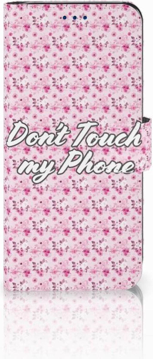Samsung Galaxy S8 Portemonnee Hoesje Flowers Pink DTMP
