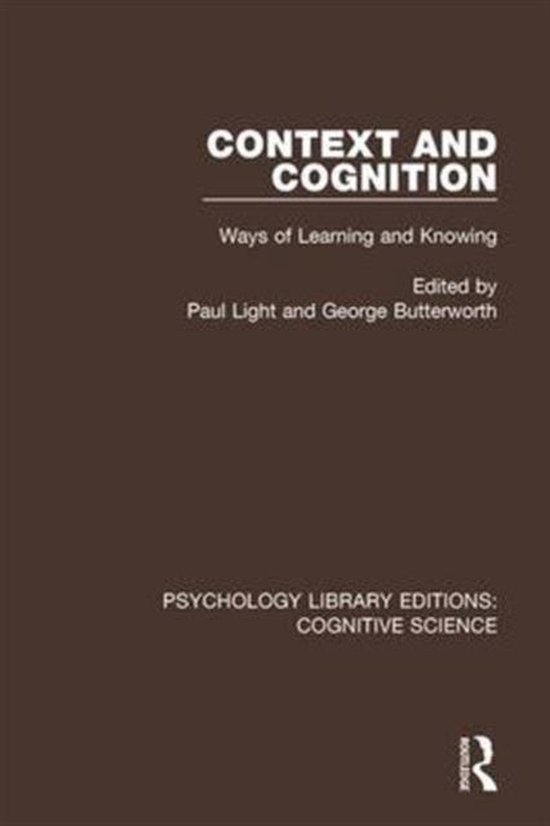 Context and Cognition - cover