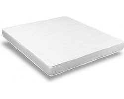 Koudschuim HR55 - Matras - 130x185 x 14 cm - Medium + Bamboo tijk