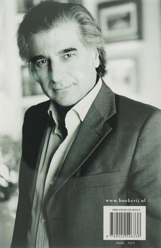 Man met grijs haar, draagt pak en overhemd. ISBN 978-90-225-4633-8.
