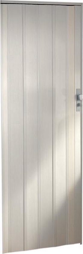 Porte extensible PVC blanc cérusé Spacy 205 x 84 cm