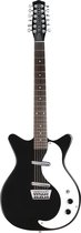 Danelectro 59 Double Cut 12-String BK zwart - Elektrische gitaar