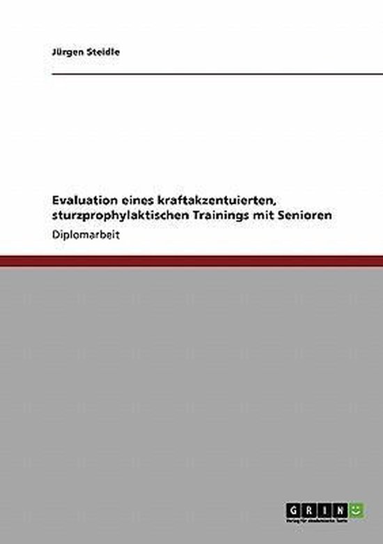 Evaluation eines kraftakzentuierten, sturzprophylaktischen T ... - cover