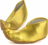 Vegaoo - Goudkleurige sultan overschoenen voor volwassenen - Goud - One Size