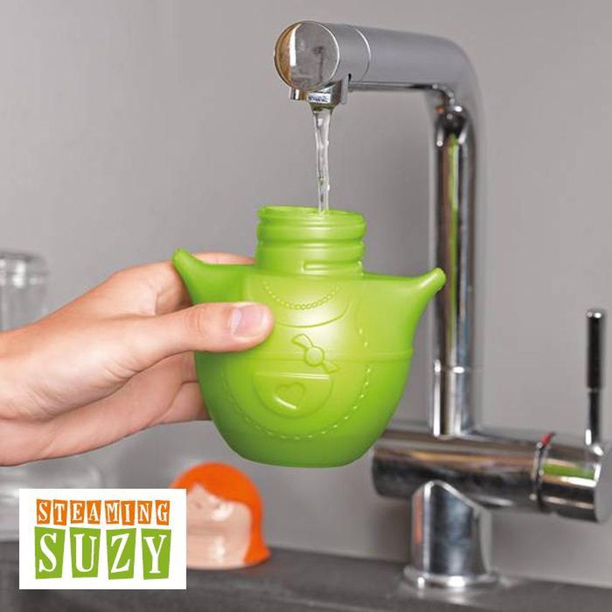 Steaming Suzy Magnetron Cleaner Groen – 15x6cm | Voor het Gemakkelijk  Schoonmaken van... | bol.com
