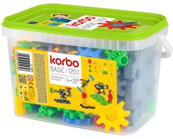 Tandwielen kleurrijk 120-delig - Korbo