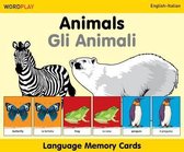 Language Memory Cards - Animals - English-polish