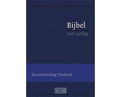 Bijbel met uitleg - blauw - flexibele kaft - goudsnee