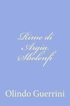 Rime Di Argia Sbolenfi