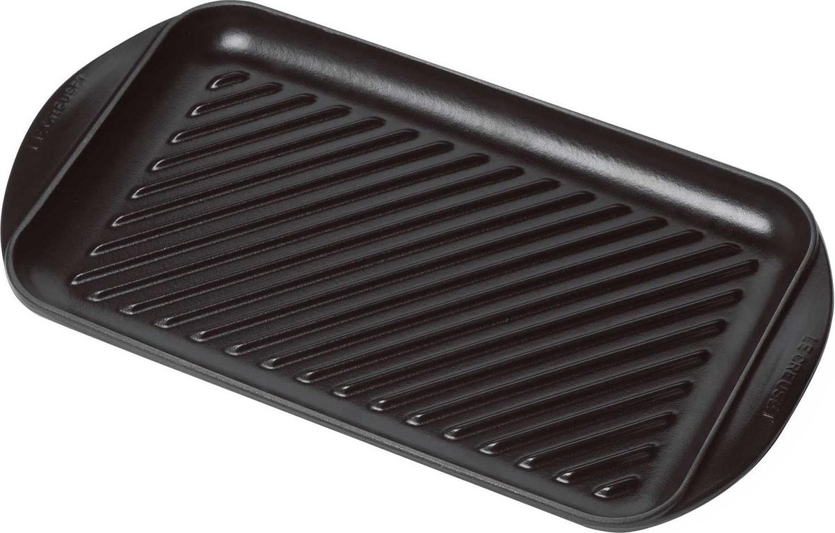 Le Creuset Extra Brede Grill Geribbeld (Zwart)-40x25cm