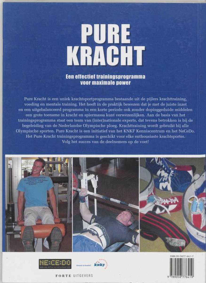 Pure Kracht - back cover