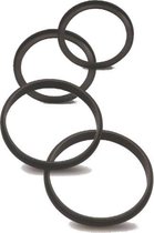 K&F Concept 2 PCS Filtre Bague Adaptateur 58-82mm Step up Ring (58 mm à 82 mm) et Un Chiffon de