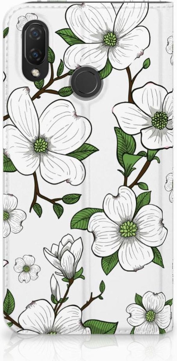 Huawei P Smart Plus Smart Cover Dogwood Flowers
