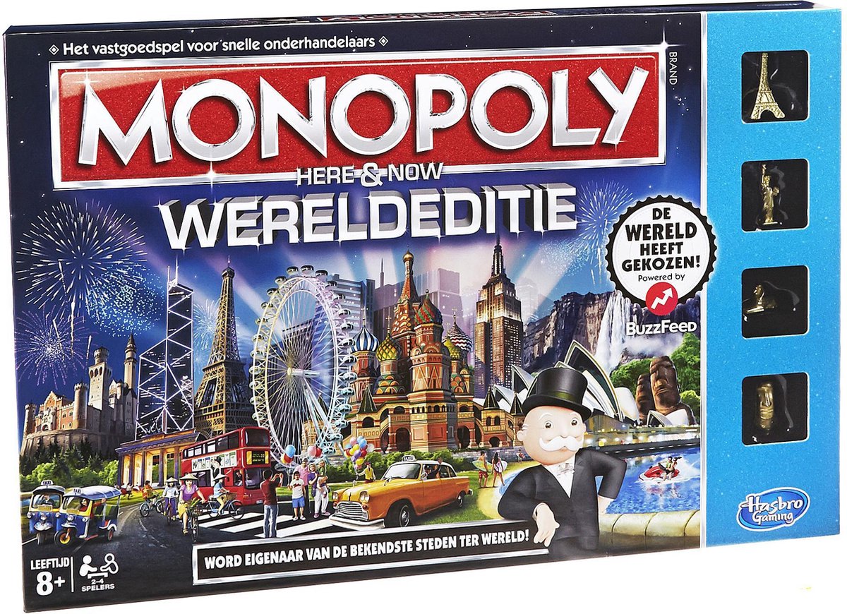 apotheker Misleidend Maria Monopoly Wereld Editie - Bordspel | Games | bol.com