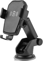 Telefoonhouder K81 en draadloze smarphone lader in een - voor in de auto - houder op het dashboard te plaatsen